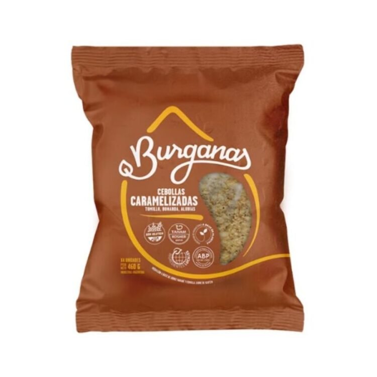 MEDALLONES DE CEBOLLAS CARAMELIZADAS | BURGANAS x4u 460g